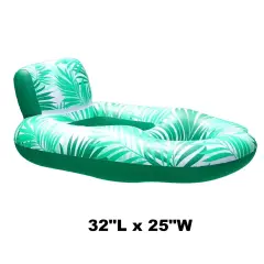 Kick Back and Relax in the Inflatable Pool Chair Float