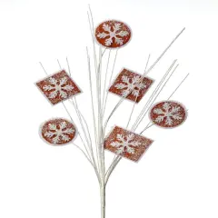 25" Frosted Gingerbread Cookie Spray &ndash; Festive Christmas Decoration