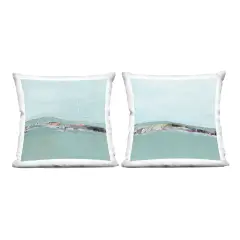 Stupell Industries Abstract Sea Distant Cliffs 2pc Decorative Printed Throw Pillow Set Design by Ethan Harper, 18 x 7 x 18