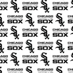 Licensed MLB Chicago White Sox Cotton 6636-B Fabric by the Yard