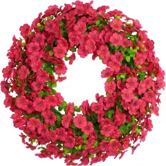 Spring Floral Wreaths for Front Door Artificial Flowers