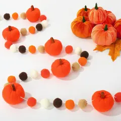 Fall Thanksgiving Felt Garland (	Colorful )