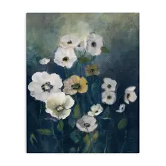 Stupell Industries White Poppies Traditional Blooms Canvas By Carol Robinson