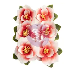 Magnolia Rouge Collection Flowers - Blushing Florals - 6 pcs