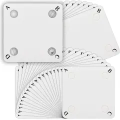 50 Pieces Weaving Cards Tablet Weaving Card Paper Loom Cards for Loom or Inkle Loom Supplies