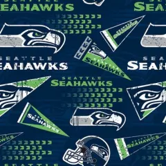 Licensed NFL Seattle Seahawks Cotton 14449-D Fabric by the Yard