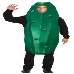 Ultimate Pickle Halloween Costume, Green, Adult Size XXS & One Size