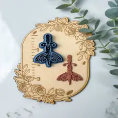 Dagger Death Moth | Tattoo | Clay Cutter