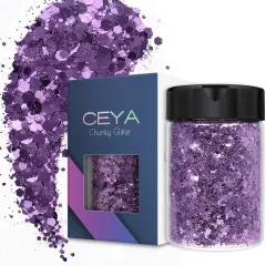 African Violet Craft Glitter Powder