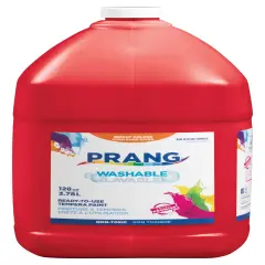 Prang Ready-to-Use Washable Tempera Paint, Gallon, Red