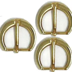 Gold Plated Prong Belt Buckle 1 Inche