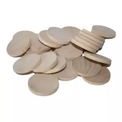 Kitcheniva Round Wooden Disc Circles Paint Stain Stamp Crafts DIY
