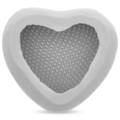 Rico Design Silicone Candle Mold - Small Heart, 2.4" x 2.2" x 1.3"
