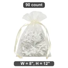 8" x 12" Organza Bag Perfect for Seasonal Gifts