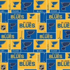 NHL Licensed St Louis Blues Cotton 840-SLB Fabric by the Yard