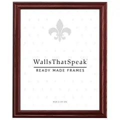Wiltshire 200 .75", Dark Cherry Picture Frame by wallsthatspeak