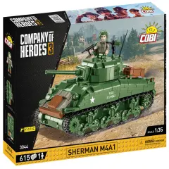 COBI Company of Heroes 3 Sherman M4A1 Tank