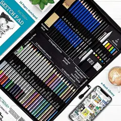 55 pieces Drawing Pencils Art Supplies &ndash; Colored Pencils For Kids, Teens, And Adults Includes Charcoal Pencils, Graphite Pencils, Sketch Pencils Digital Ebook Library Of Drawing Tutorials And Sketch book