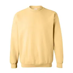 Gildan&reg; Midweight Crewneck Long Sleeve Sweatshirt Yellow Haze