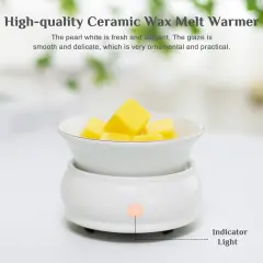 Wax Melt Warmer Burner Electric Scented Candle Wax Warmer, 4-in-1 Scented Wax Fragrance Melter for Home Office Bedroom Living Room Decor