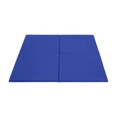 Play Patch Activity Mat Squares, Modular Playmat, 4-Pack Blue