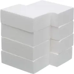 8 Pack Craft Foam Blocks 6X4X2in Polystyrene Brick Rectangle for Arts School Projects Sculptures Floral Arrangements Modeling and Centerpieces