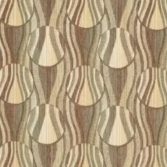 Sandstone - BeigeTaupe,brown AbstractGeometric Upholstery Fabric 54 Inches"