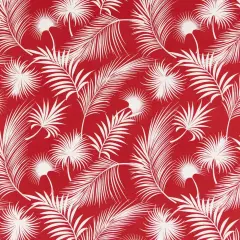 Crimson - Red & Burgundy Leaves,Tropical & Botanical Upholstery Fabric 54 Inches"