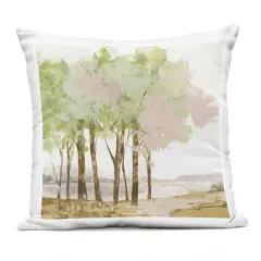 Stupell Industries Spring Awakening Forest Outdoor Pillow, 18 x 7 x 18