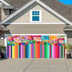 Fiesta Couple Photo Door Banner, Cinco De Mayo Couple Photography Backdrop for Mexican Theme Birthday Party Supplies, Mexican Carnival Couple Photo Banner for Taco Tuesday Event Decoration