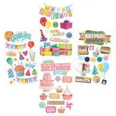 Birthday 3D Sticker Bundle