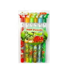 Jurassic Stackable Multi Point Pencils - Set of 6