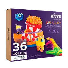 OKTO Air Clay Set for Creativity &ndash; 36 Colors