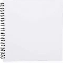 Paper Junkie 12 x 12 Inches White Scrapbook Album with 40 Sheets
