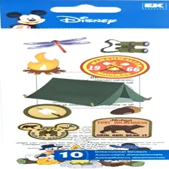 Disney Mickey And Donald Camping Trip Dimensional Stickers