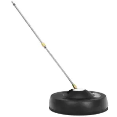 Black 16 Inch Pressure Washer with Quick-Connect Extension Wands and 2 Spray Nozzles and