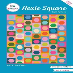 Hexie Square Quilt Pattern by Sew Mariana