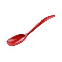 Hutzler 7.5-Inch Melamine Mini Solid Spoon Red