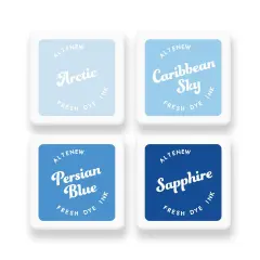 Glacier Caves Fresh Dye Ink Mini Cube Set