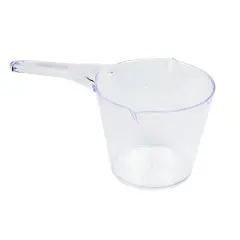 Chef Craft 2 Cup Capacity Clear Plastic Measuring Cup, US and Metric Graduations