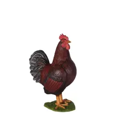 Rooster Life Size Statue