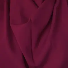 1 Yard Wine Rayon Challis Soft Lightweight Fabric for Dresses, Skirts 53/54&rdquo; Wide