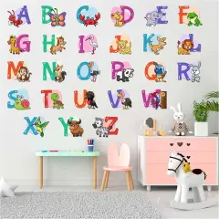 Colorful Alphabet Wall Decals