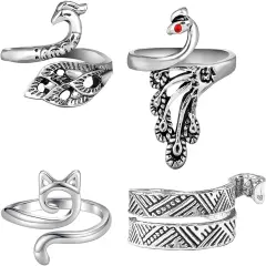 Adjustable Knitting Crochet Loop Ring