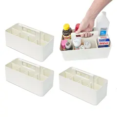 Enjoy Organizer Portable Caddy with Handle &ndash; 8-Compartment Storage Bin with Removable Dividers for Office, Crafts, and Home &ndash; Made in USA