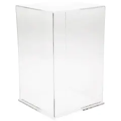 Plymor Clear Acrylic Display Case, 7" W x 7" D x 11" H Clear Base
