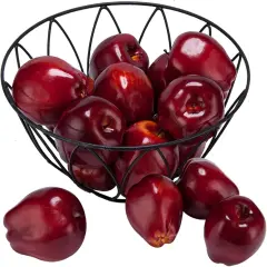 16PCS Artificial Red Apples