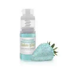 Bakell - Turquoise Tinker Dust Edible Glitter (4g, 1x Spray Pump) for Food, Desserts, and Beverages!