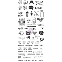 My Prima Planner Clear Stamps - "V-Day" 655350591625