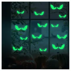 Luminous Sticker, Proboths Creative Removable Luminous Fluorescent Sticker Glow in Dark Decal for Halloween Home Wall Window Decoration Peeping Eyes